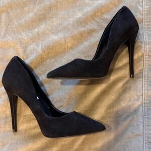 NEW Steve Madden Daisie Stiletto Pump in Black Suede 6
